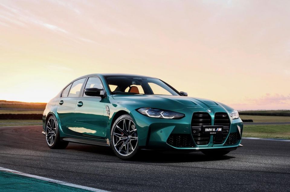 BMW M3 in Isle of Man Green