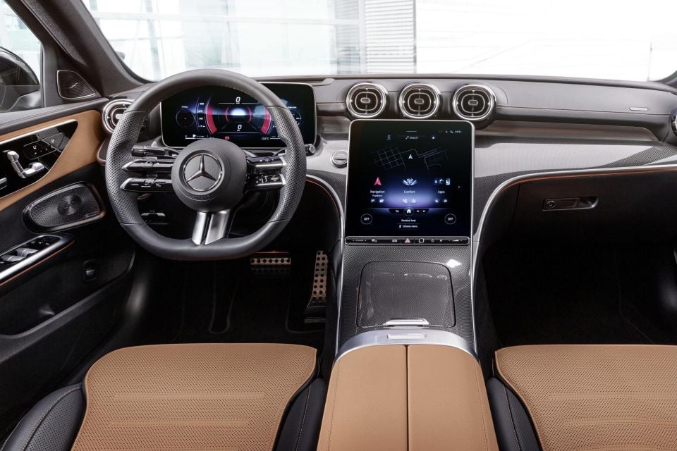 Pictured: W206 C-Class interior