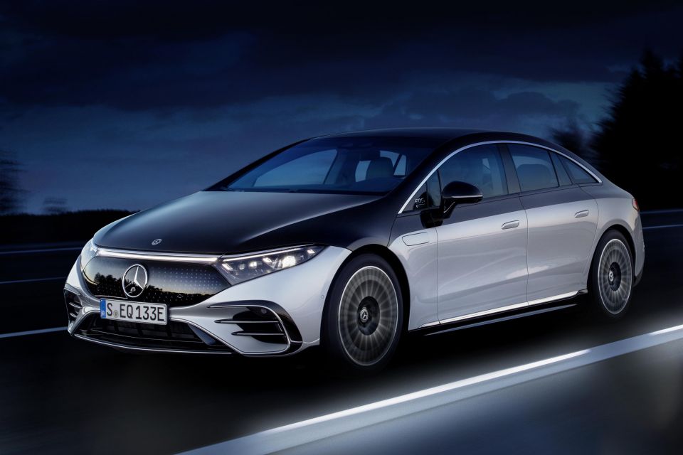Pictured: Mercedes-Benz EQS