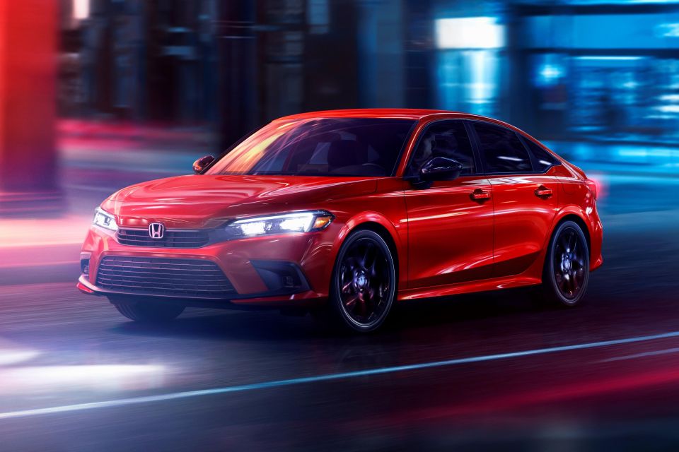 Pictured: 2022 Honda Civic sedan