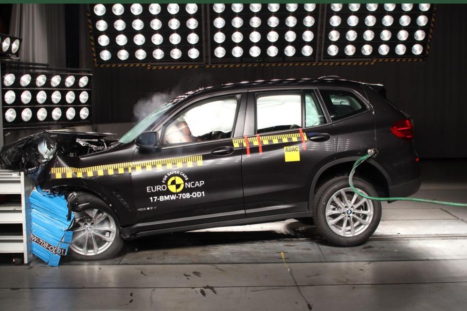 X3 Euro NCAP crash test