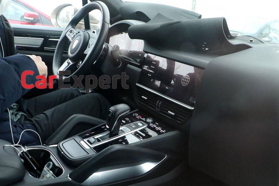 Updated Cayenne SUV interior