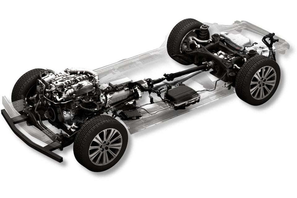 RWD diesel mild hybrid