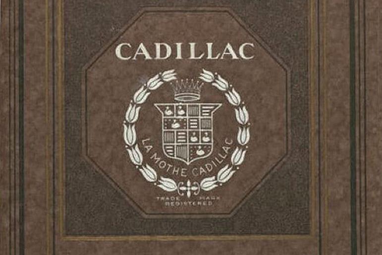 Pictured: the Cadillac logo in 1913