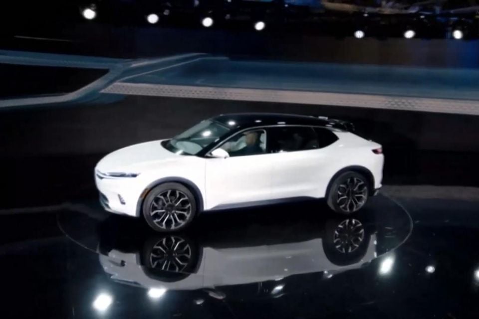 Pictured: unnamed Chrysler EV concept
