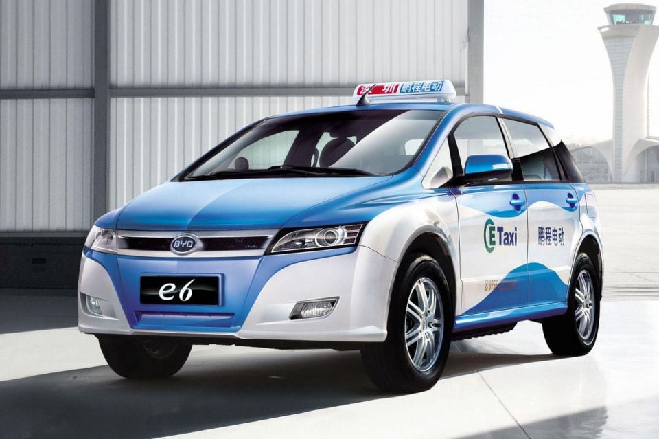 Pictured: the previous-generation BYD E6