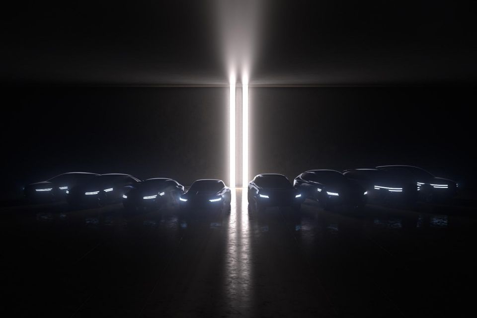 Pictured: 2021 teaser of future Genesis line