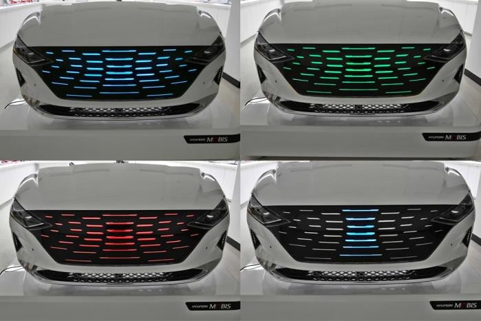 Pictured: lighting grille prototype