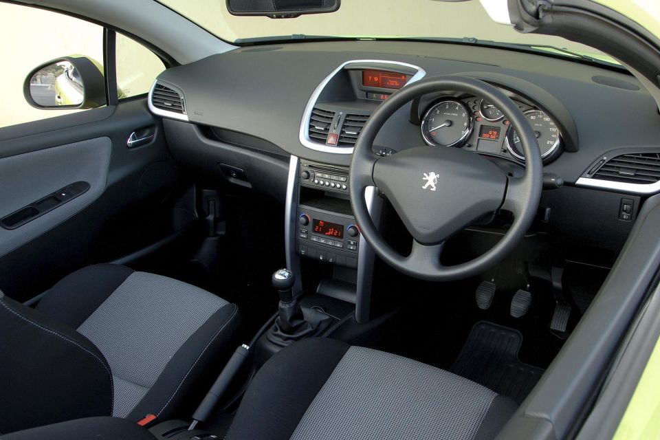 South African-spec Peugeot 207 CC interior
