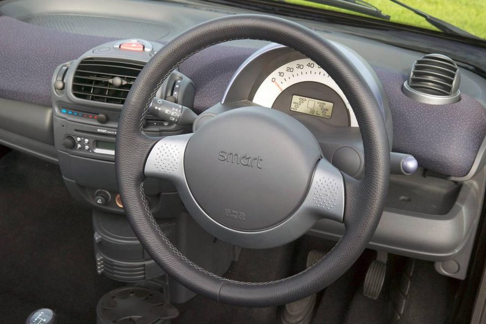 AU-spec Smart ForTwo cabrio interior