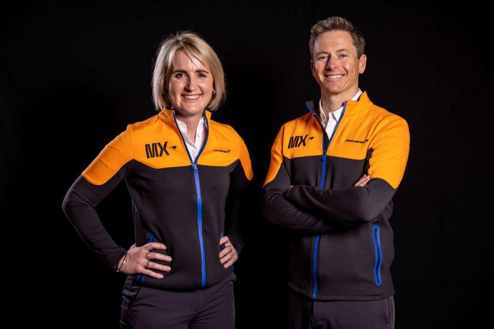 Emma Gilmour and Tanner Foust