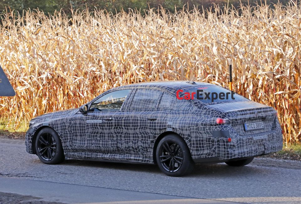 Pictured: BMW 5 Series prototype
