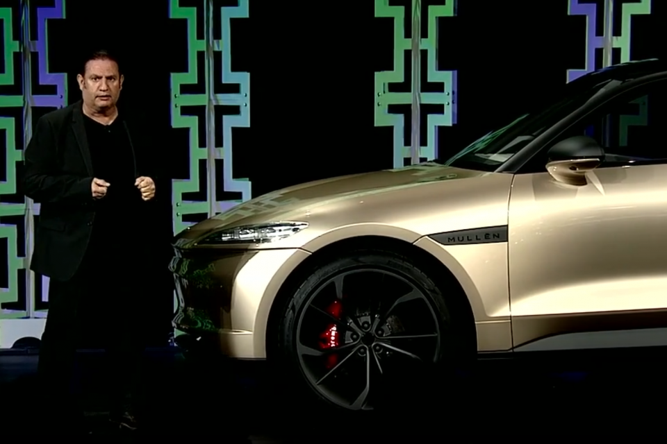 Pictured: Mullen CEO David Michery with Mullen Five RS