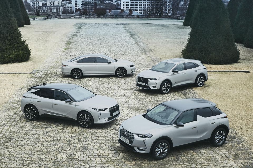 Pictured: the current DS Automobiles range