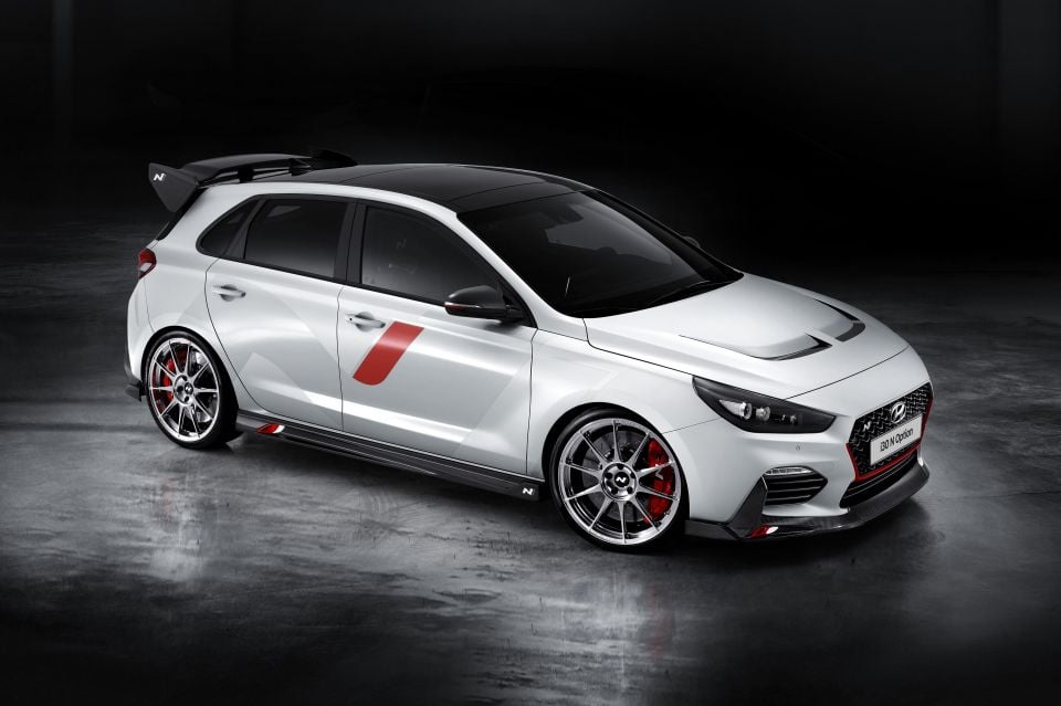 Pictured: 2018 i30 N Option concept