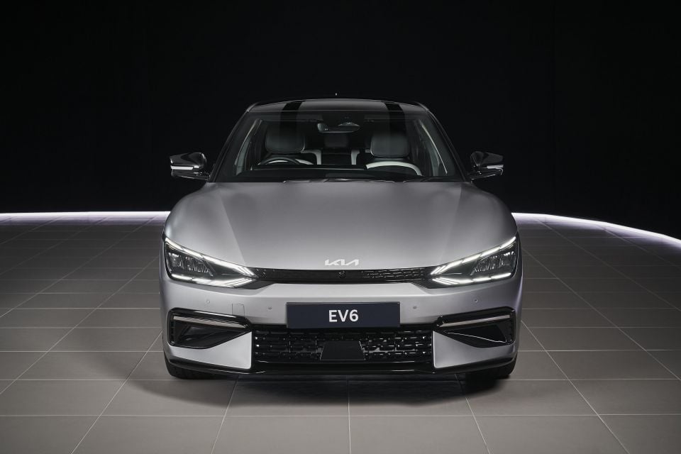 Pictured: Kia EV6 GT-Line in Moonscape (matte)
