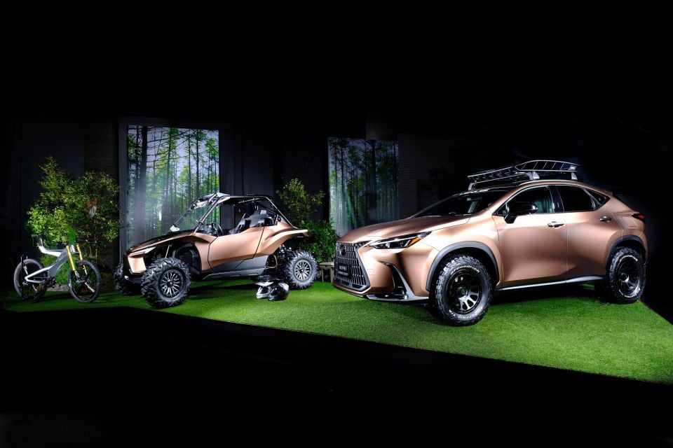 Lexus NX PHEV Offroad and ROV buggy concepts