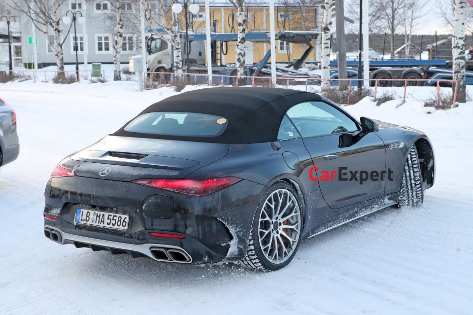 Pictured: Mercedes-AMG SL E Performance prototype