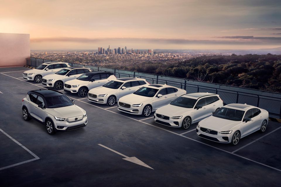 Pictured: Volvo’s current model range