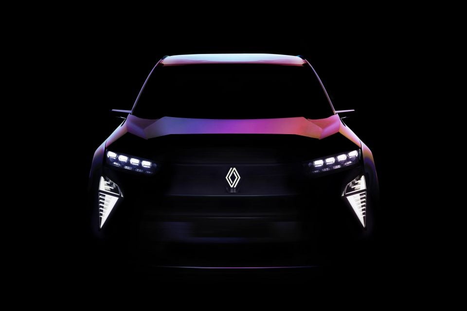 Pictured: Renault hydrogen-powered concept teaser
