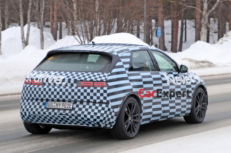 Previous spied prototype