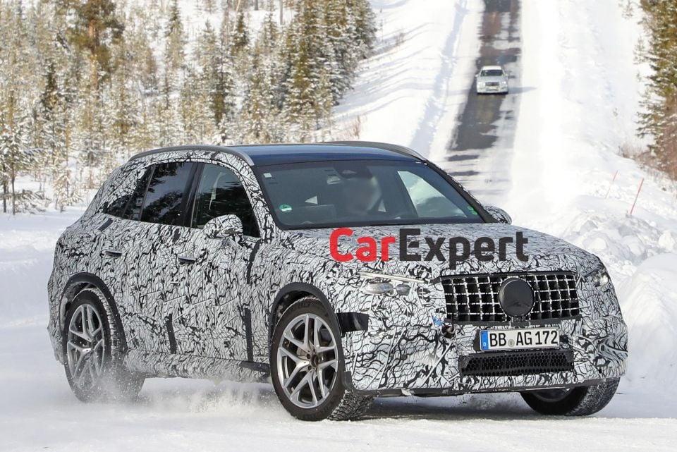 AMG GLC 43 spied prototype