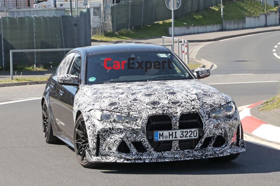 Spied M3 CS prototype
