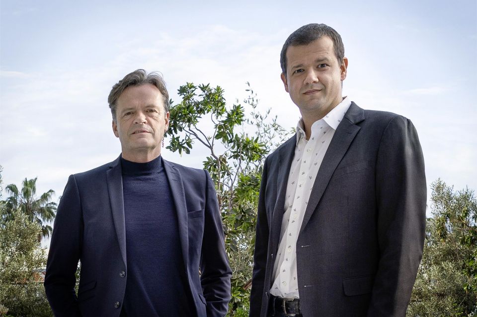 Markus Schäfer (left) & Sila co-founder and CEO Gene Berdichevsky (right)