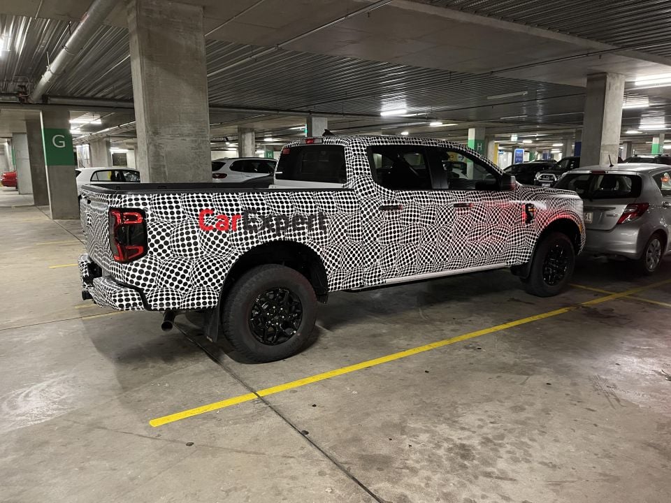 Spied Ford Ranger long-wheelbase prototype