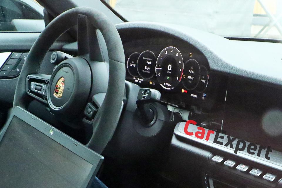 Previously spied 911 prototype