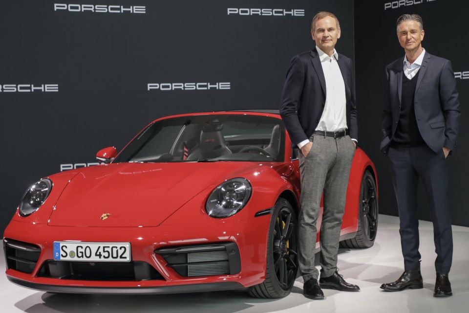Porsche CEO, Oliver Blume, and CFO