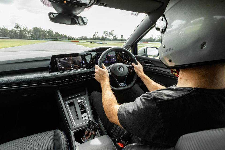 Atko in the regular Golf R
