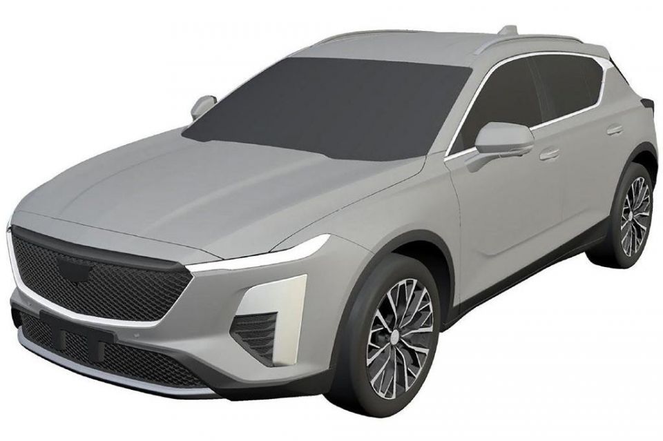 Cadillac GT4 patent image