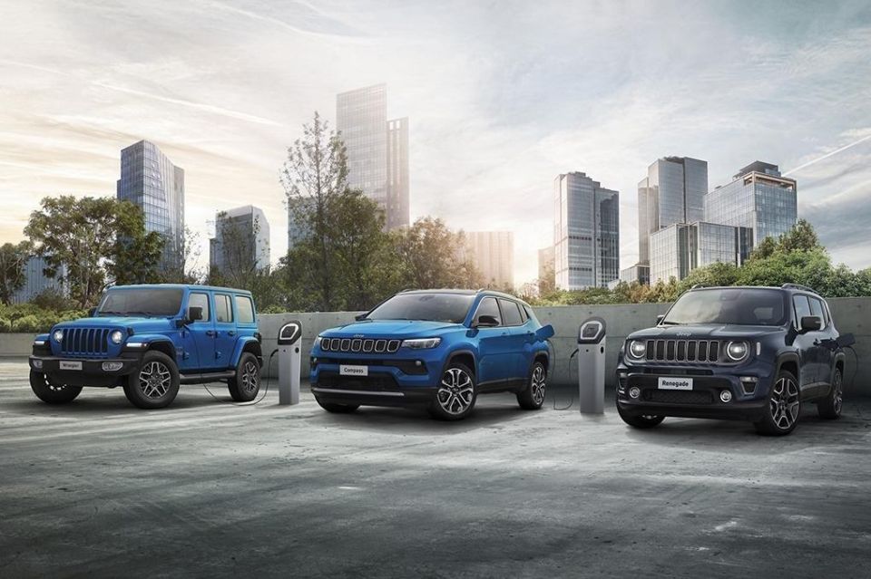 Wrangler, Compass and Renegade 4xe