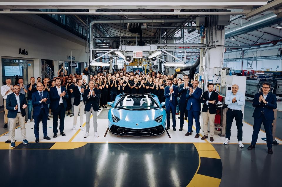 The last Aventador…