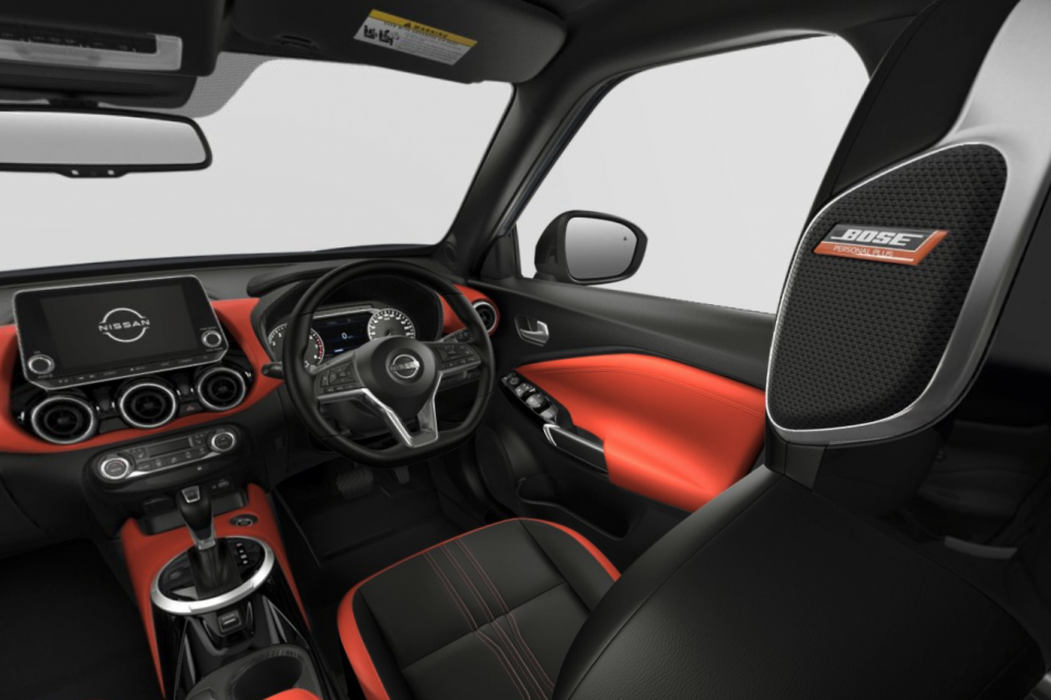 Ti with Energy Orange Interior package