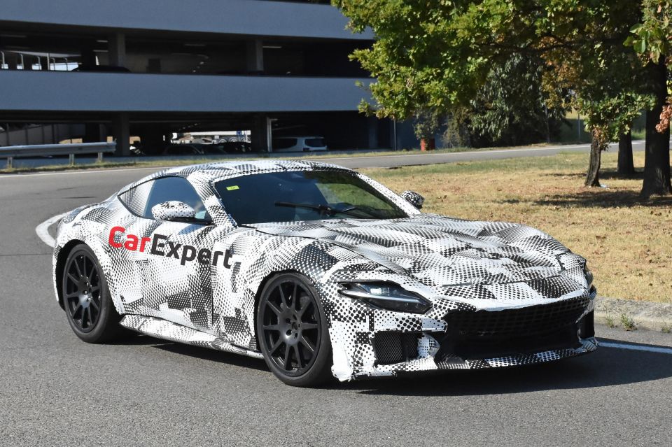 Spied 812 Superfast successor
