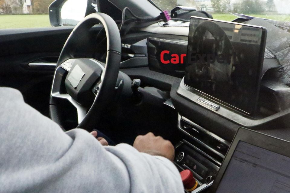 Previously spied Q5 prototype