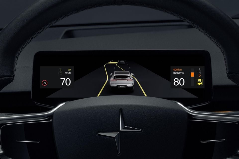 Polestar 3 instrument cluster