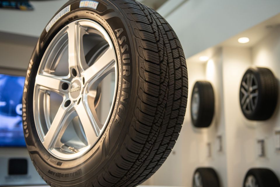 70 per cent sustainable-material demonstration tyre