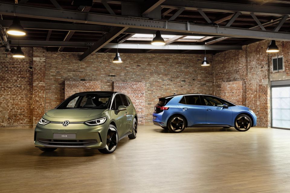 The updated Volkswagen ID.3