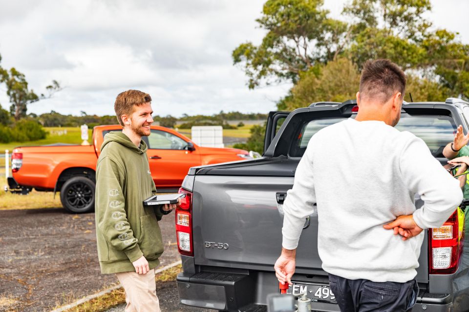 James operating our trailer dyne