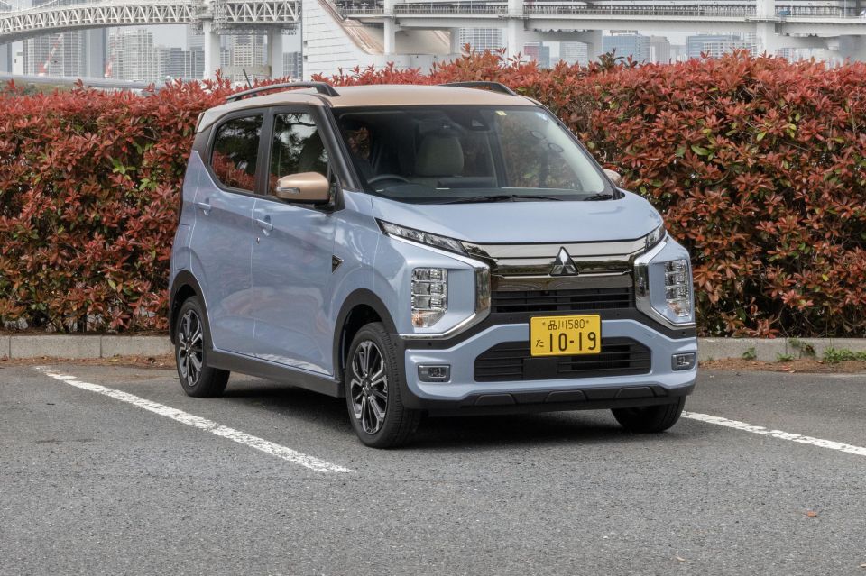 A Mitusbishi kei car