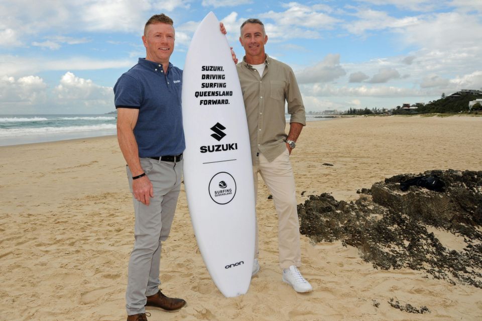 Suzuki Queensland’s Jake Tobin and Surfing Queensland’s Adam Yates