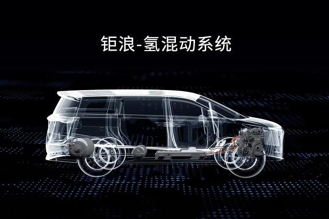 E9 hydrogen hybrid combustion engine setup