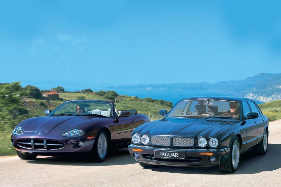 Jaguar XK8 and XJ