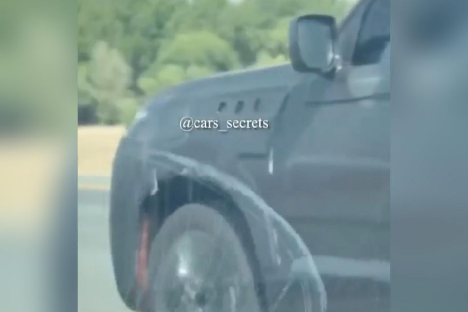 Previously spied prototype