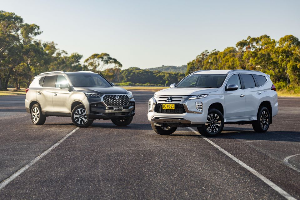 SsangYong Rexton and Mitsubishi Pajero Sport