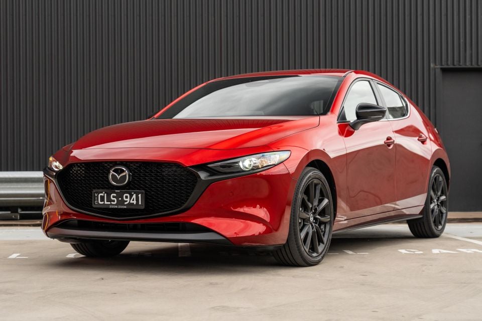 Mazda 3 in Soul Red Crystal
