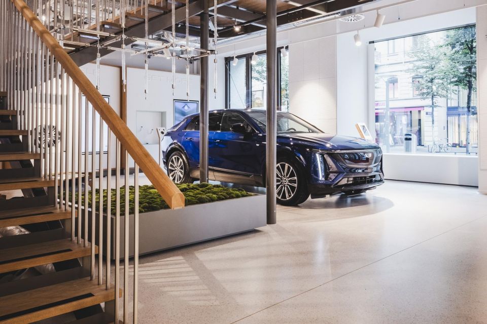 Cadillac’s Zurich showroom
